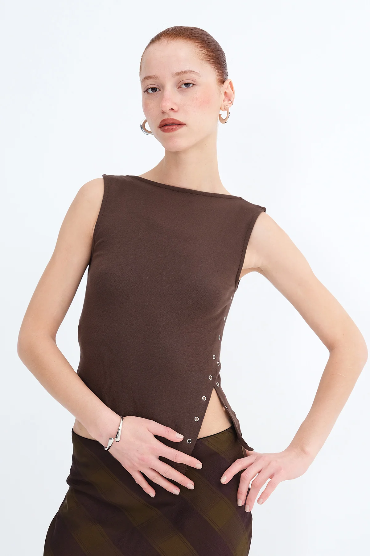 Asymmetric Cut Blouse - Image 9