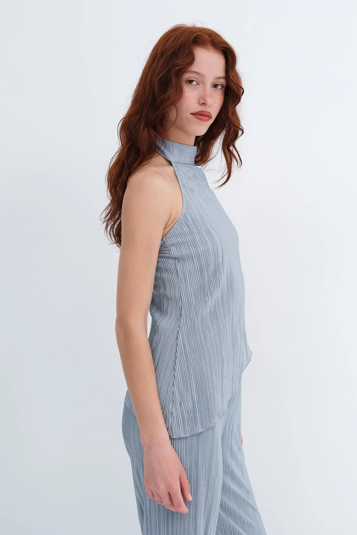 Asymmetrical Cut Blouse - Image 7