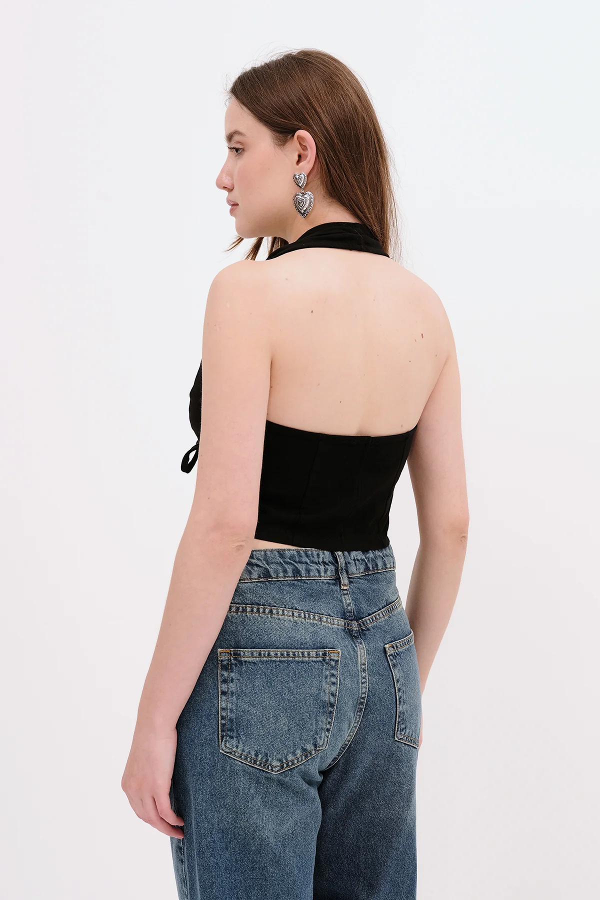 Backless Side Tie Blouse - Image 12
