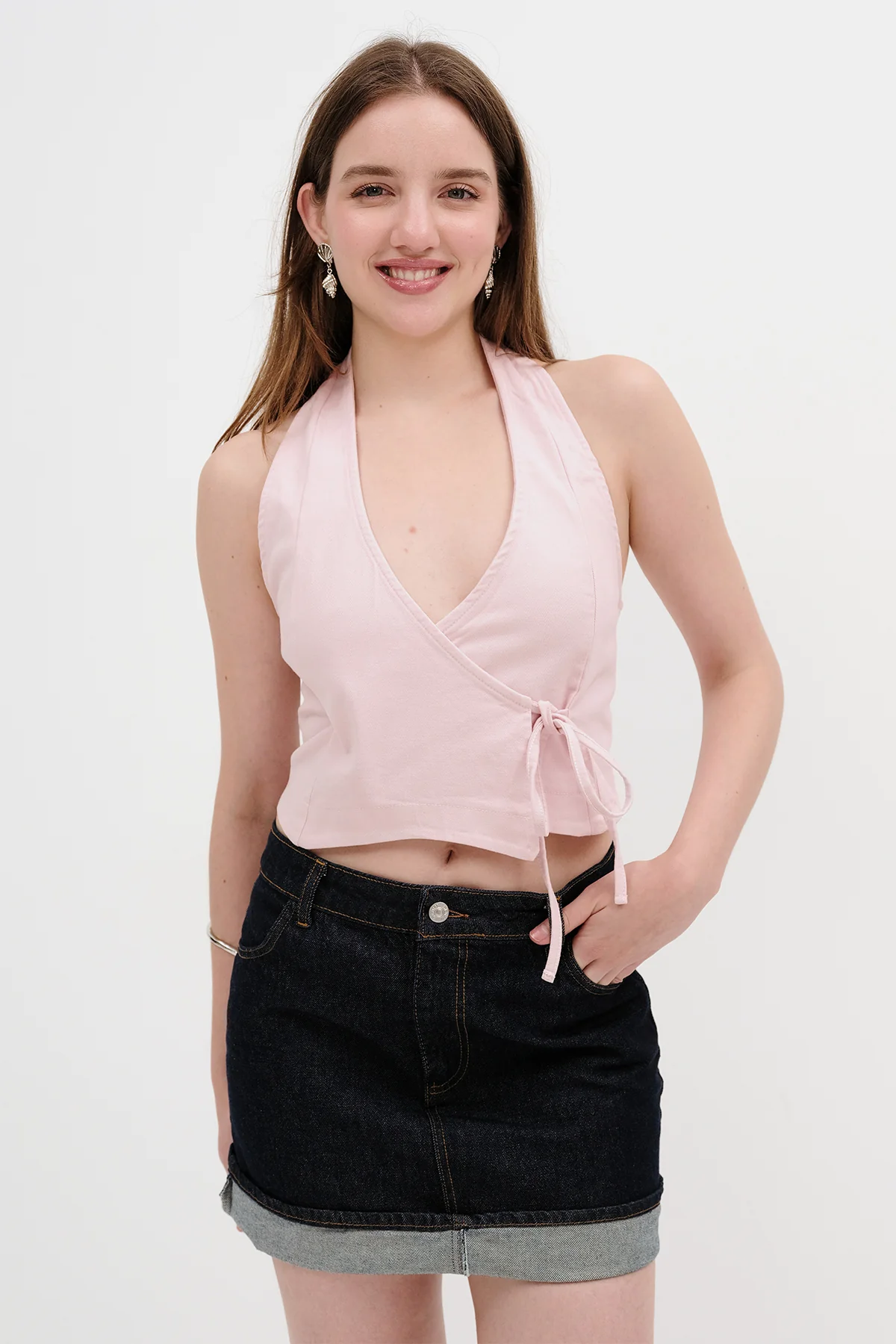 Backless Side Tie Blouse - Image 5