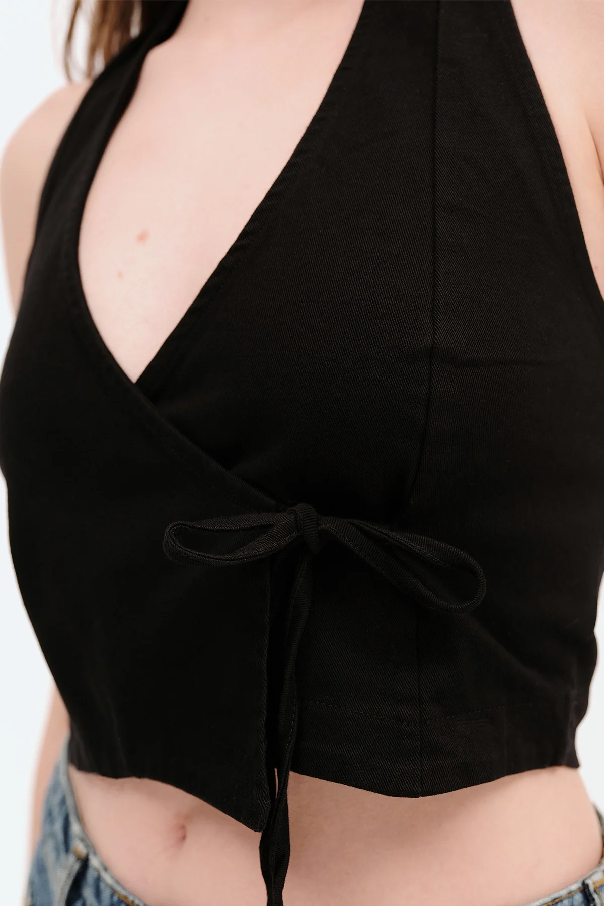 Backless Side Tie Blouse - Image 8
