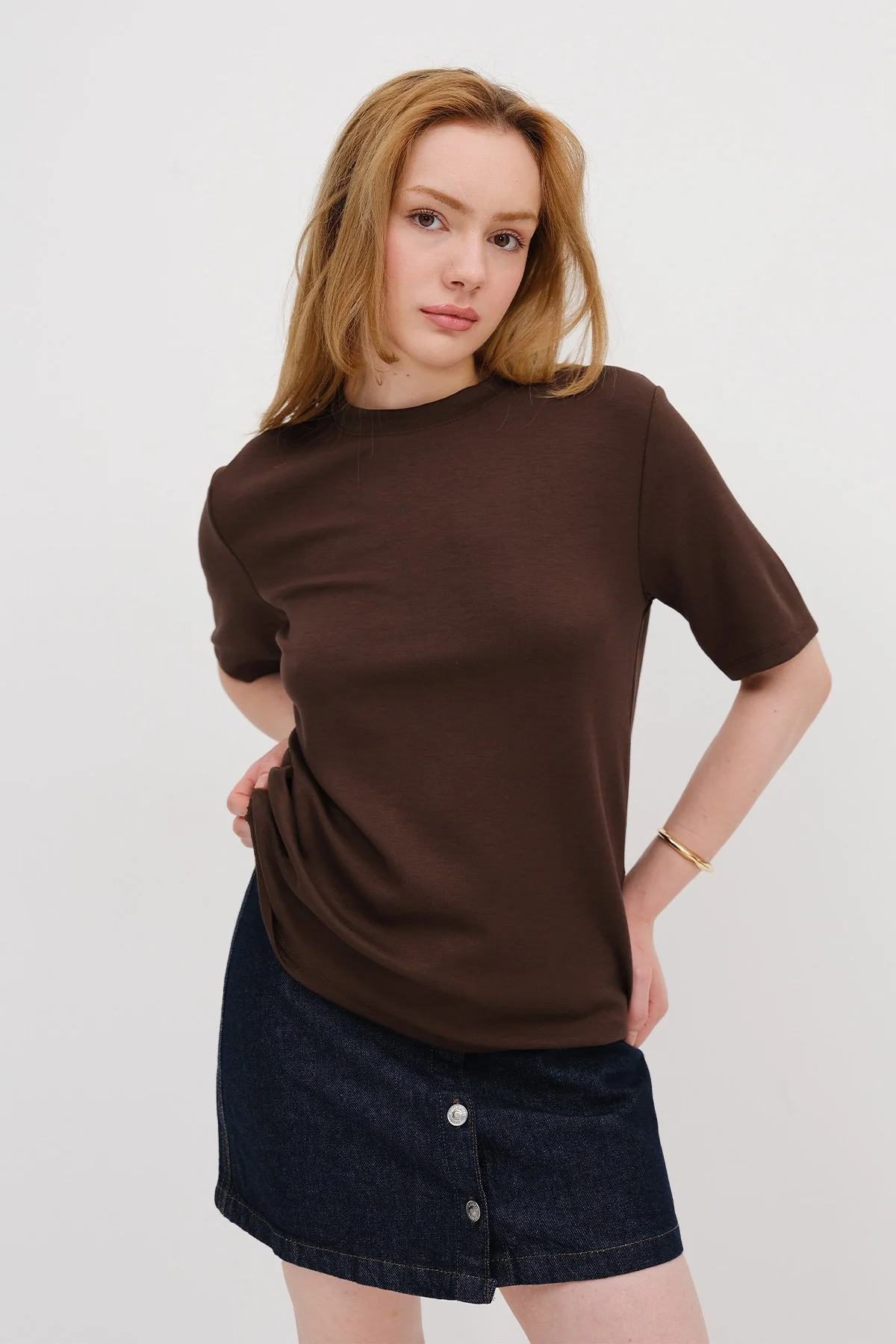 Basic Modal T-shirt - Image 41