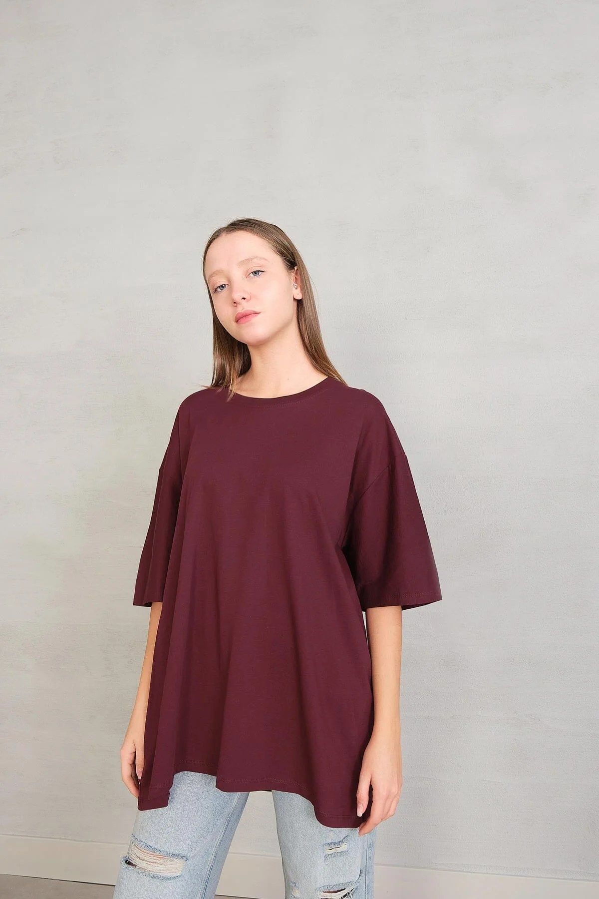 Basic T-shirt With Round Neck - Image 27