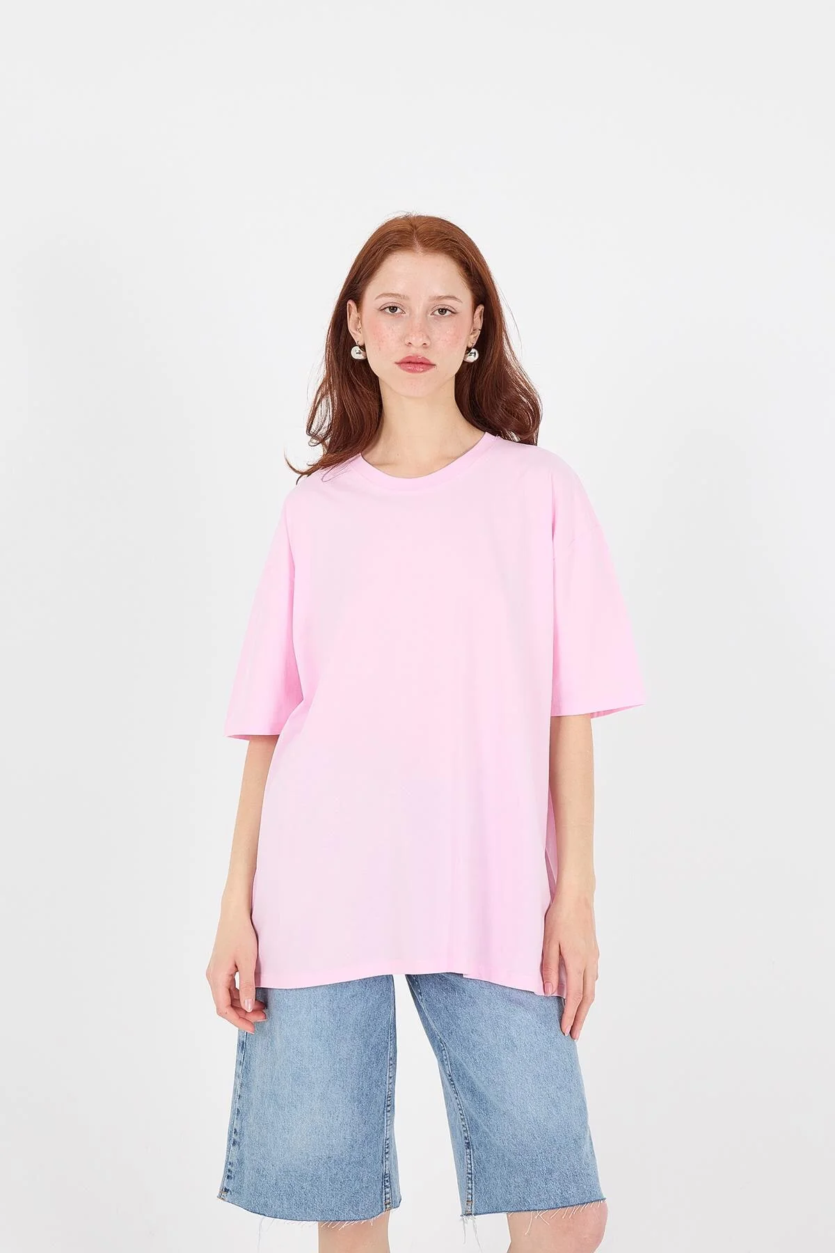 Basic T-shirt With Round Neck - Image 40