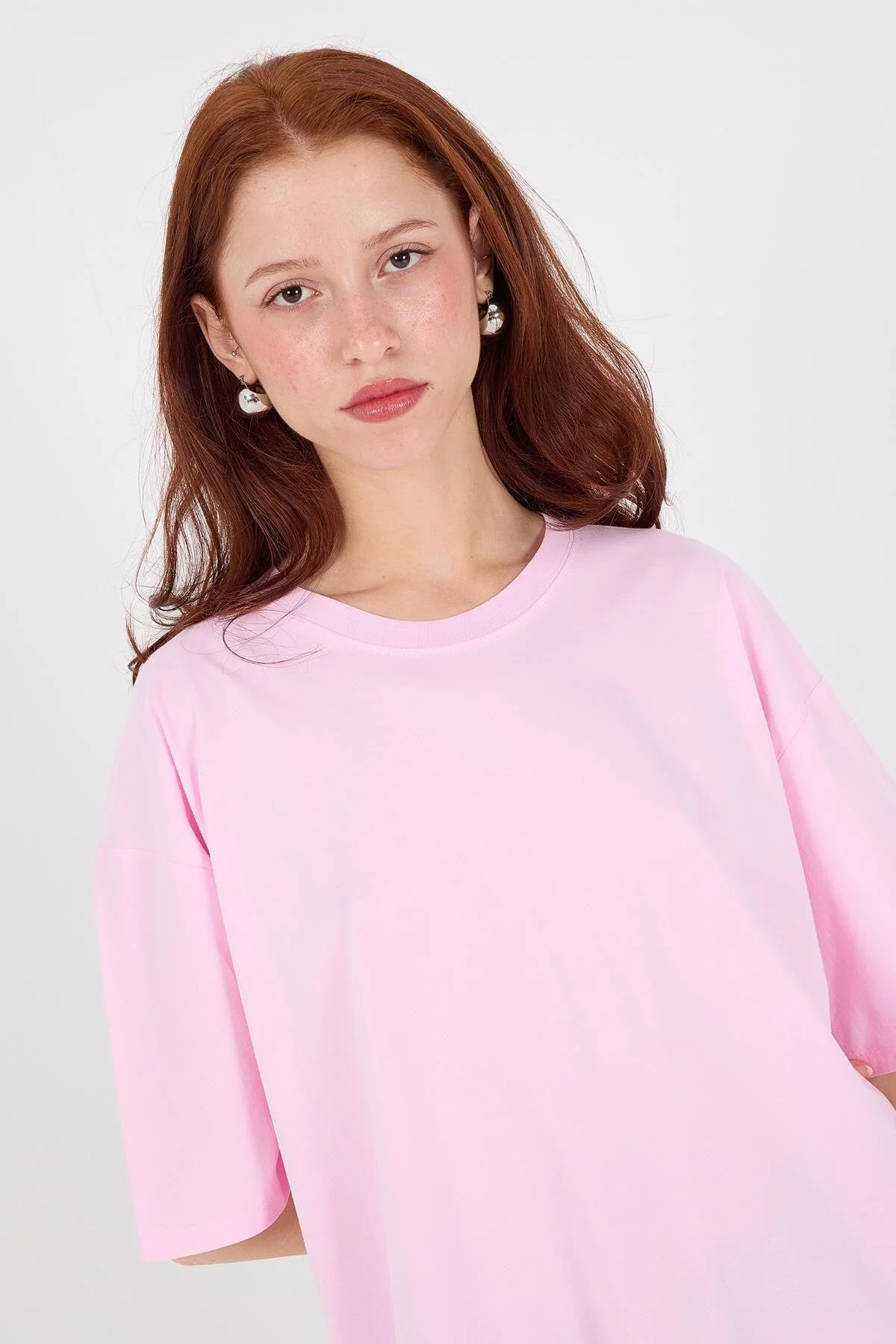 Basic T-shirt With Round Neck - Image 41
