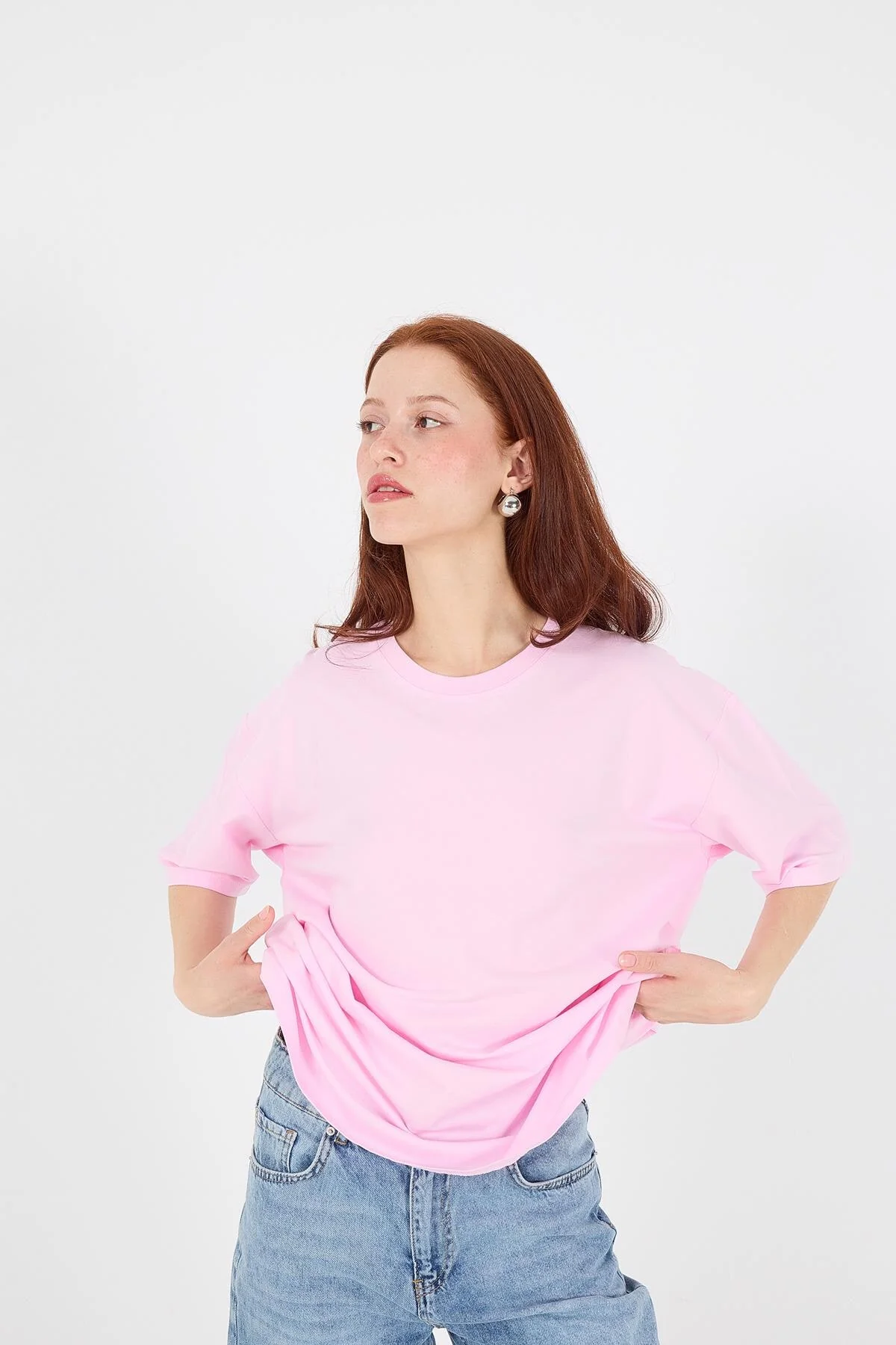 Basic T-shirt With Round Neck - Image 42
