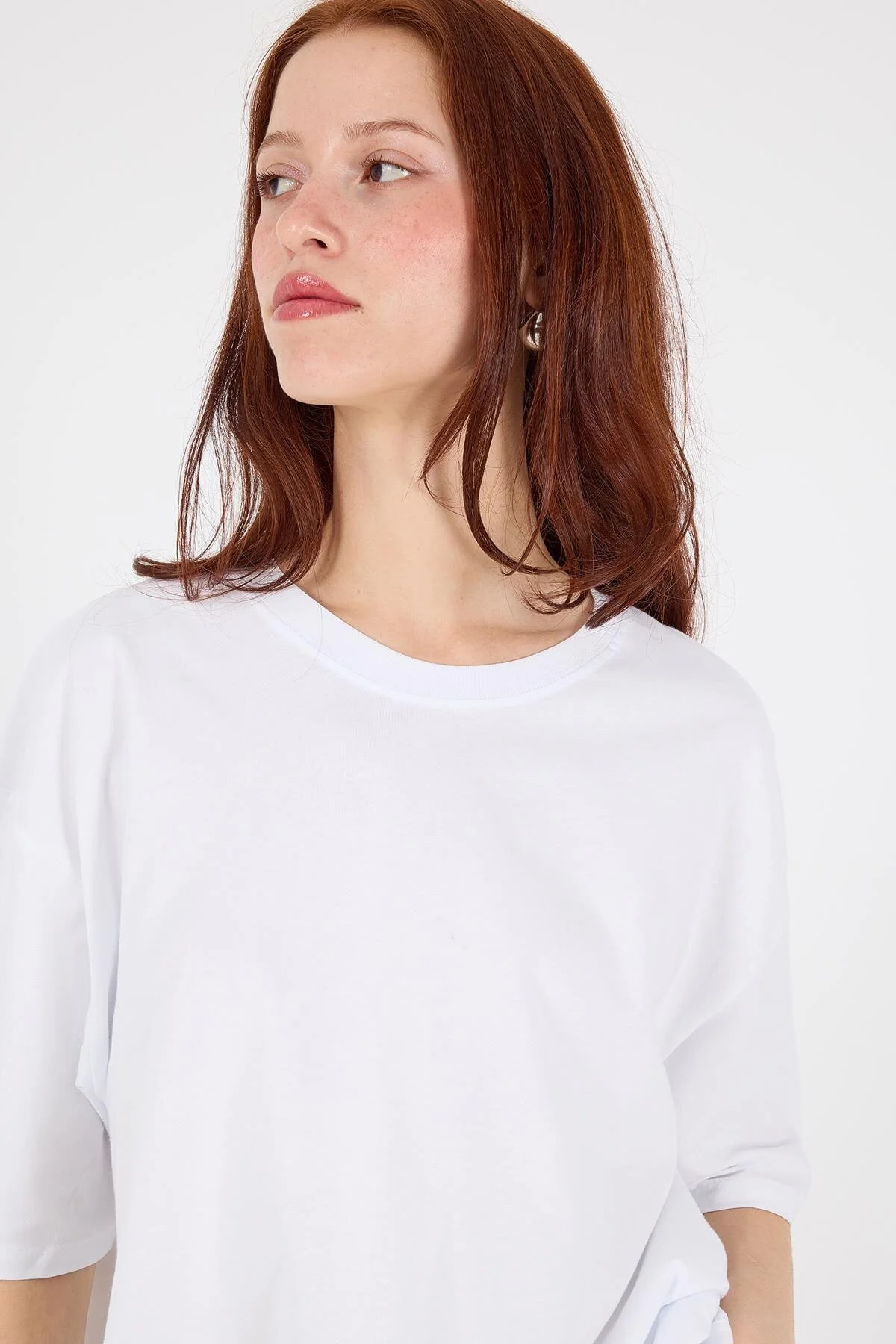 Basic T-shirt With Round Neck - Image 56