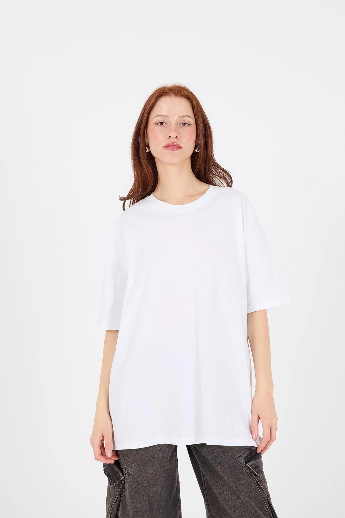 Basic T-shirt With Round Neck - Image 57