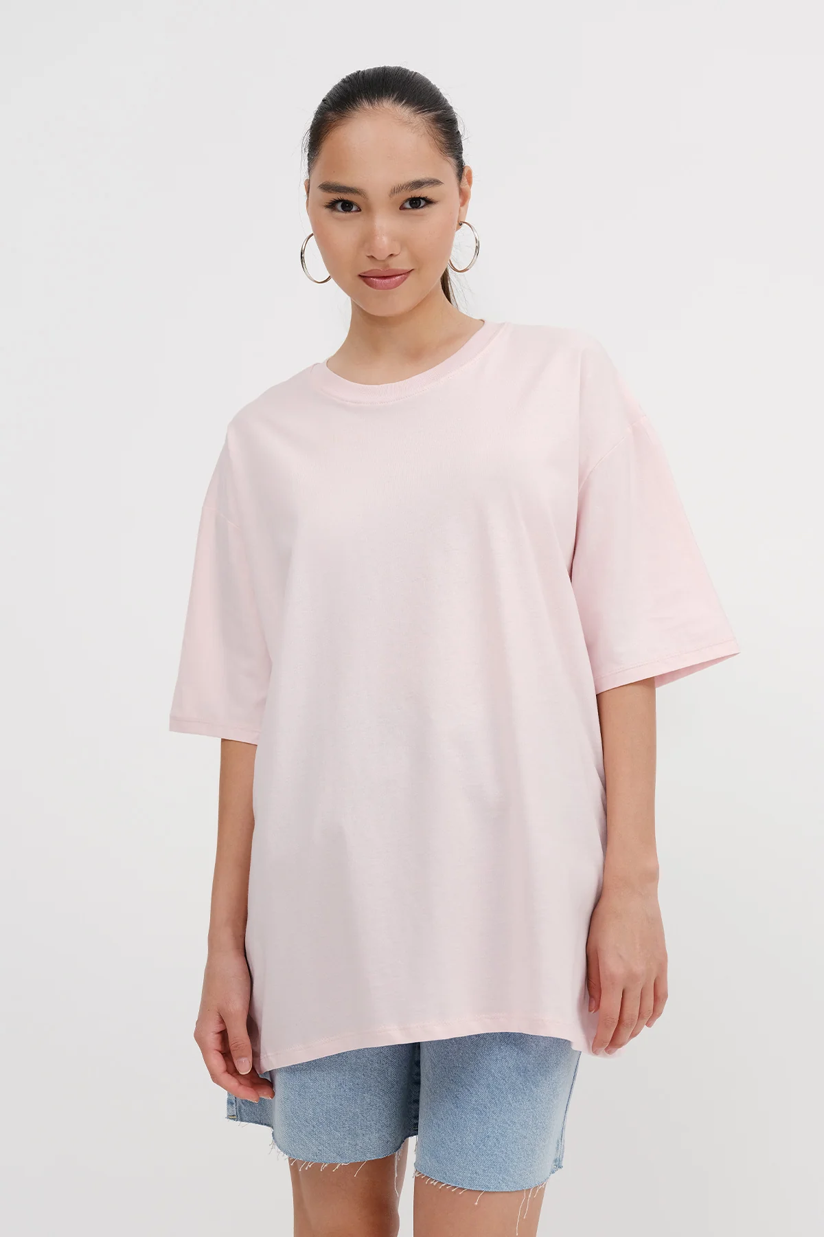 Basic T-shirt With Round Neck - Image 6