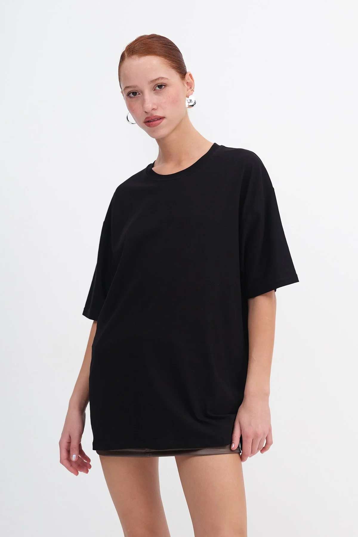Basic T-shirt With Round Neck - Image 65