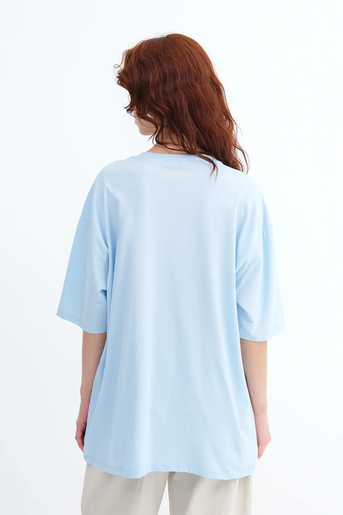 Basic T-shirt With Round Neck - Image 77