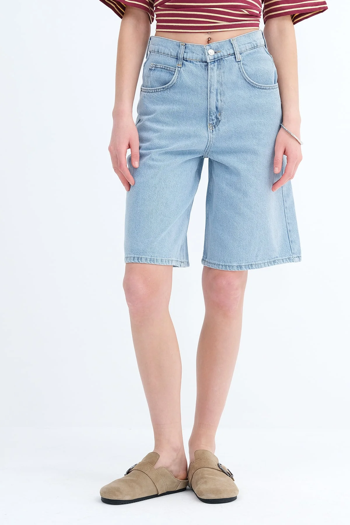 Bermuda Denim Shorts - Image 3