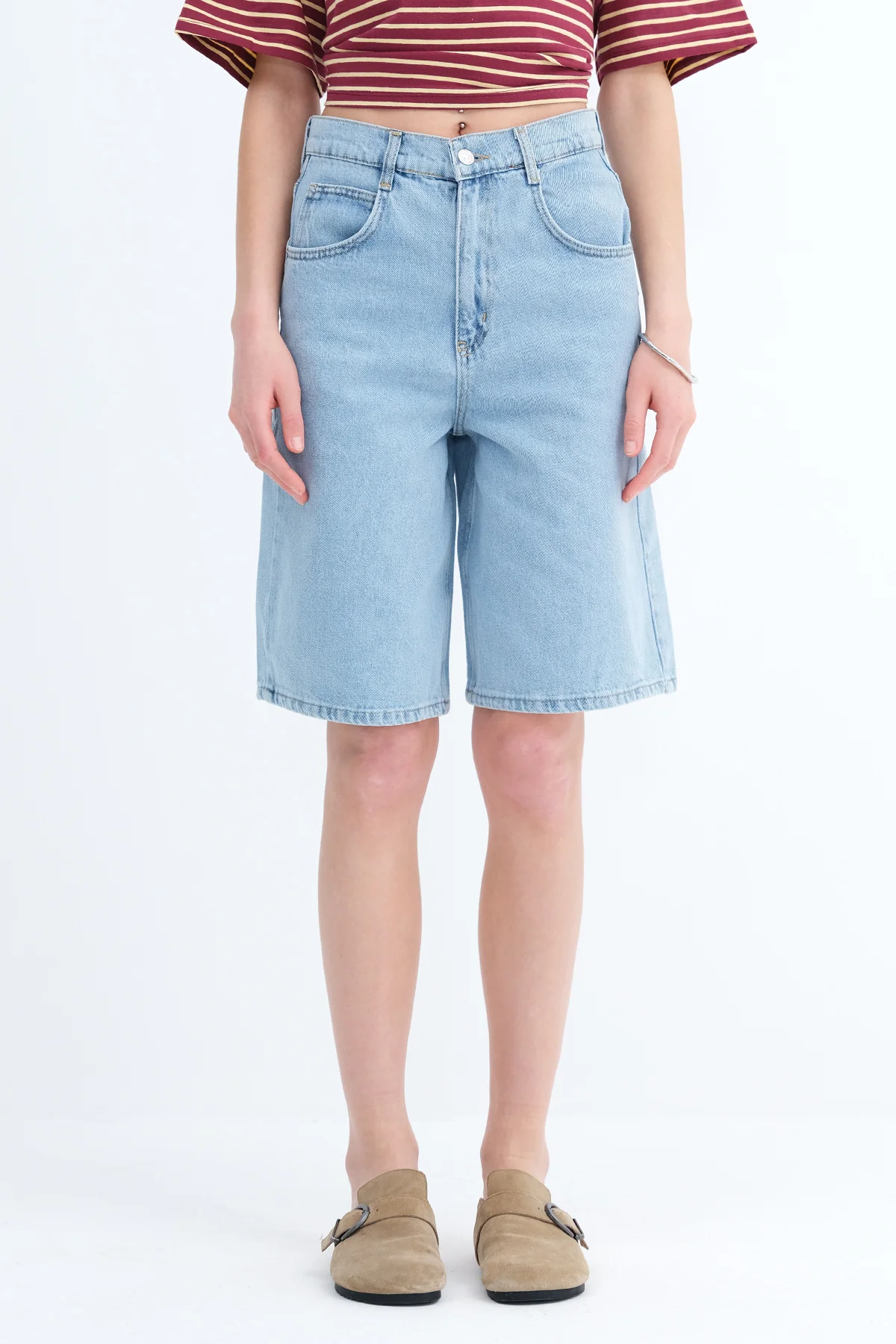 Bermuda Denim Shorts - Image 9