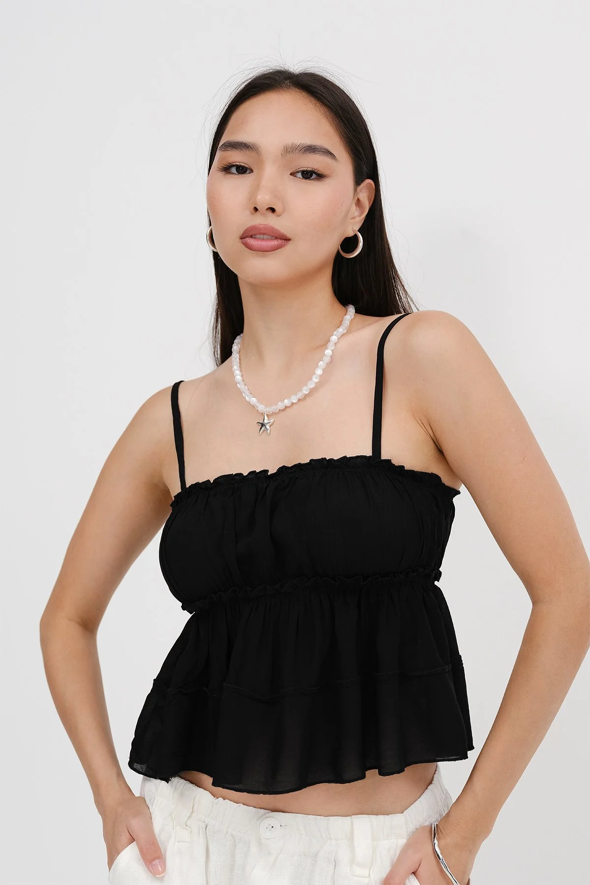 Blouse with Gathered Detail - Image 15