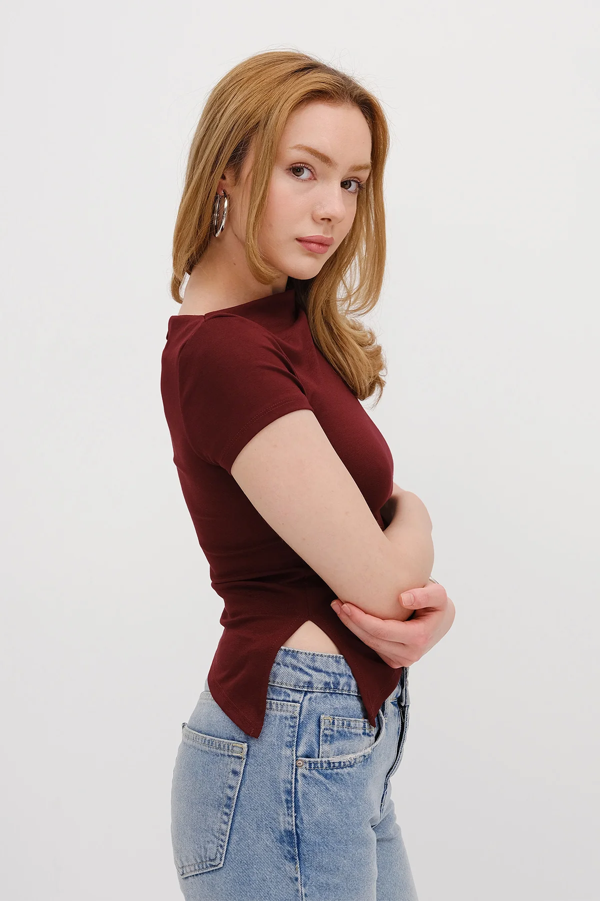 Boat Neck Blouse - Image 16