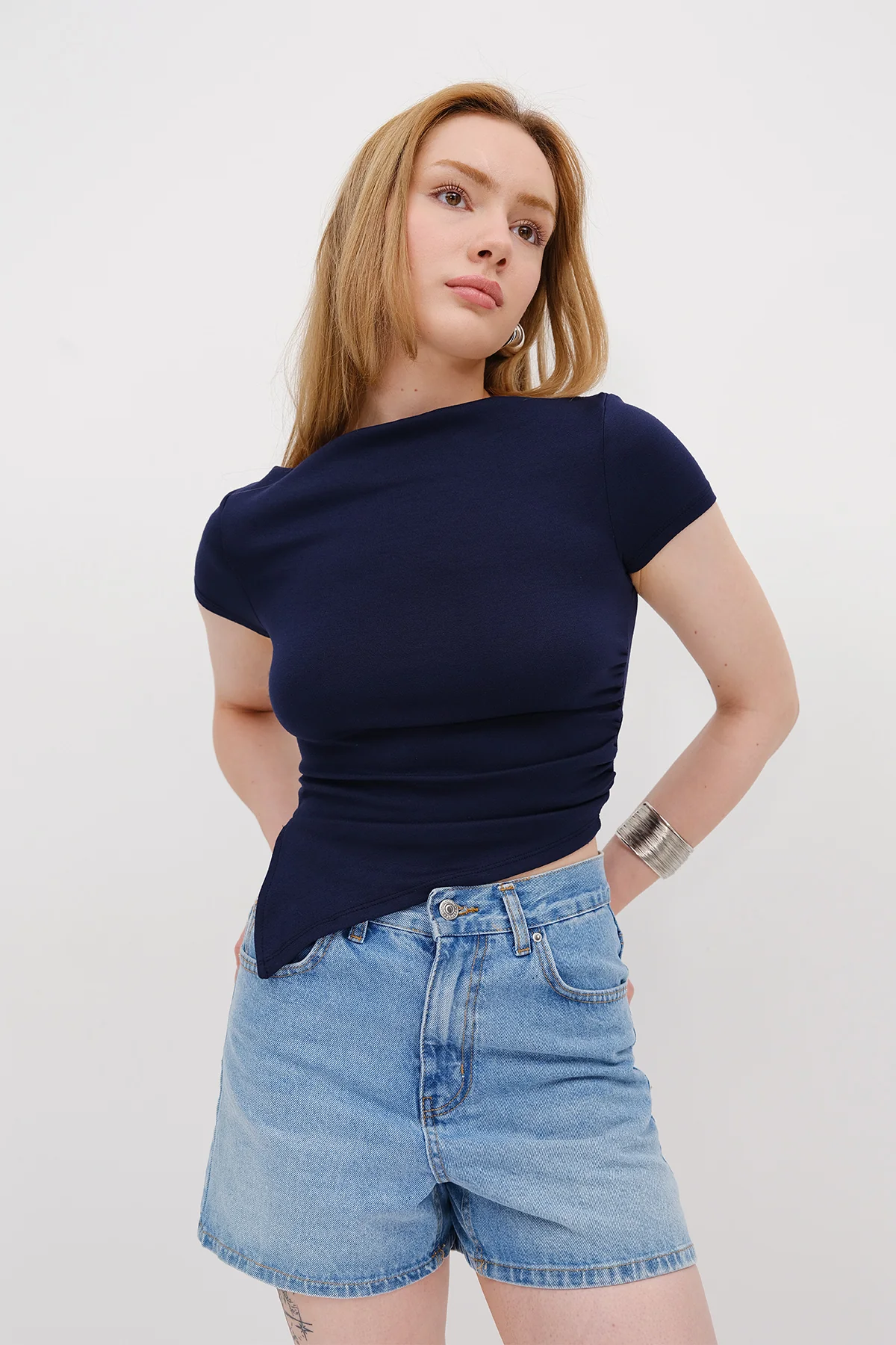 Boat Neck Blouse - Image 24