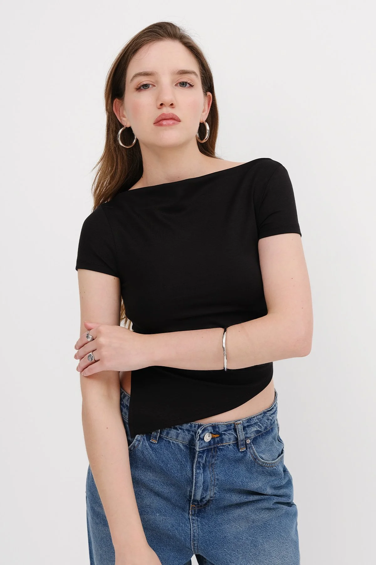 Boat Neck Blouse - Image 6