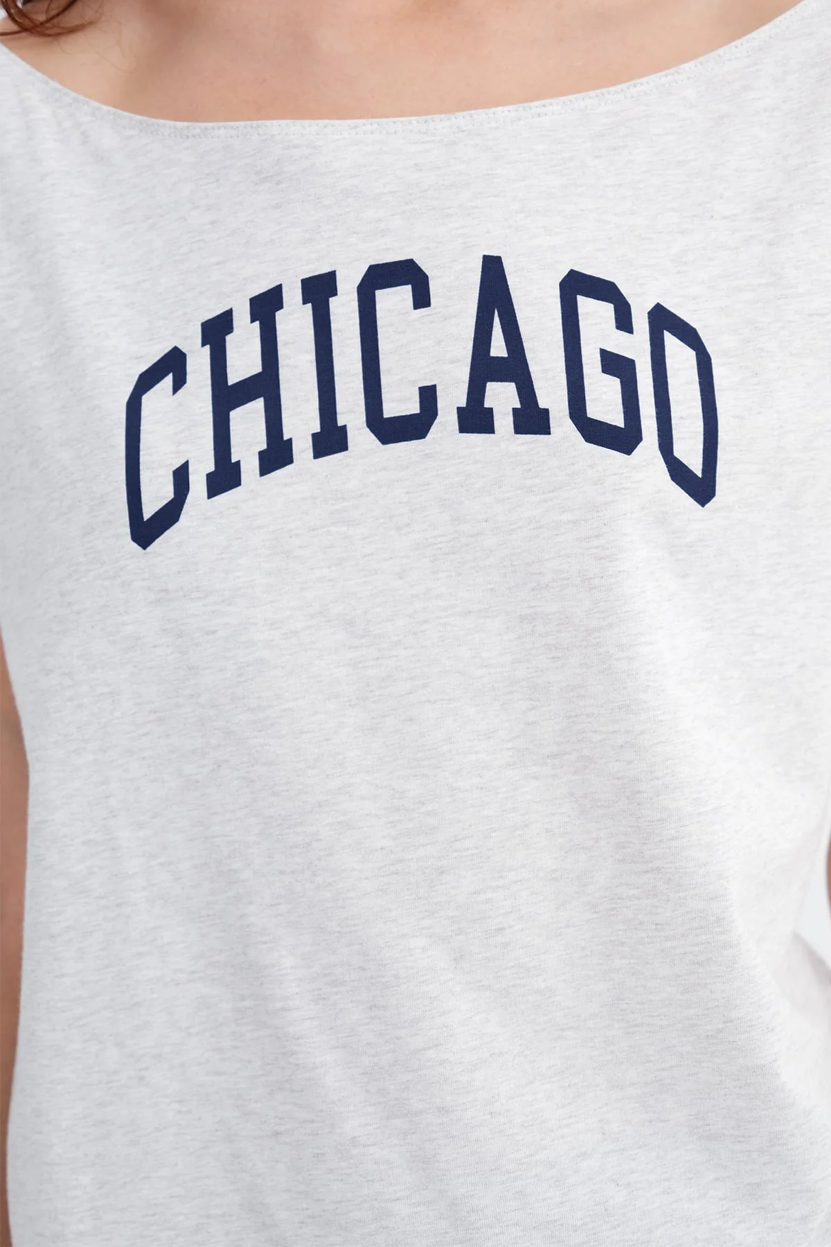 Boat Neck Printed T-shirt - Image 5