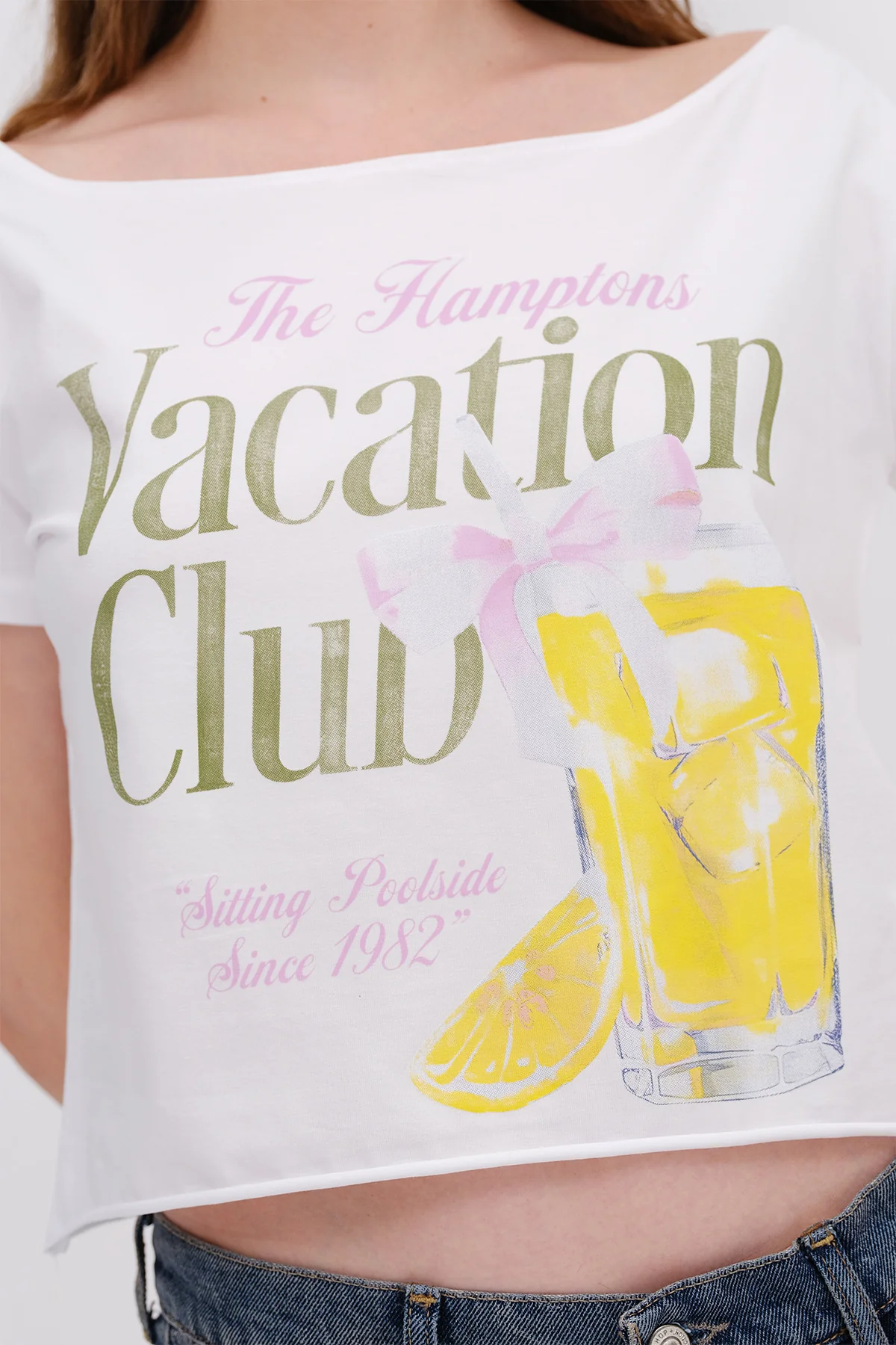 Boat Neck Printed T-shirt - Image 3