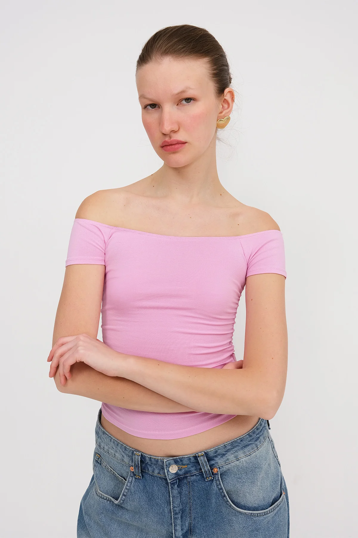 Boat Neck T-shirt - Image 22