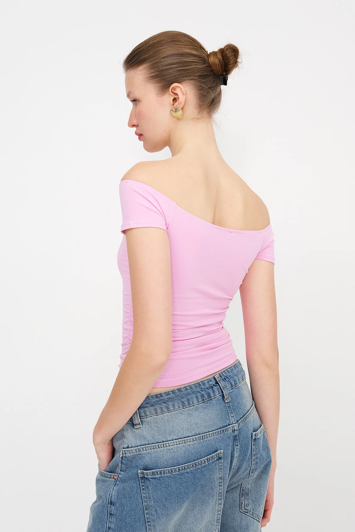 Boat Neck T-shirt - Image 24