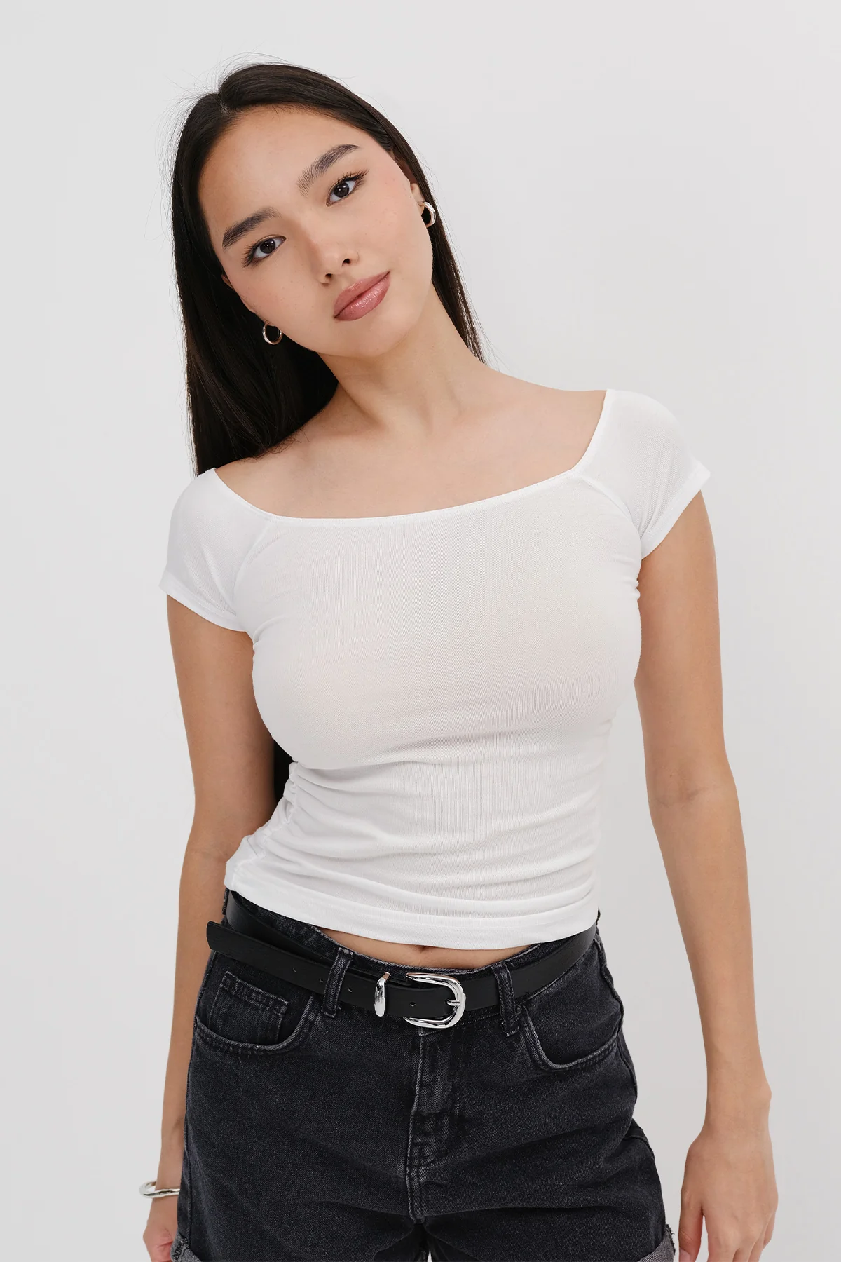 Boat Neck T-shirt - Image 3