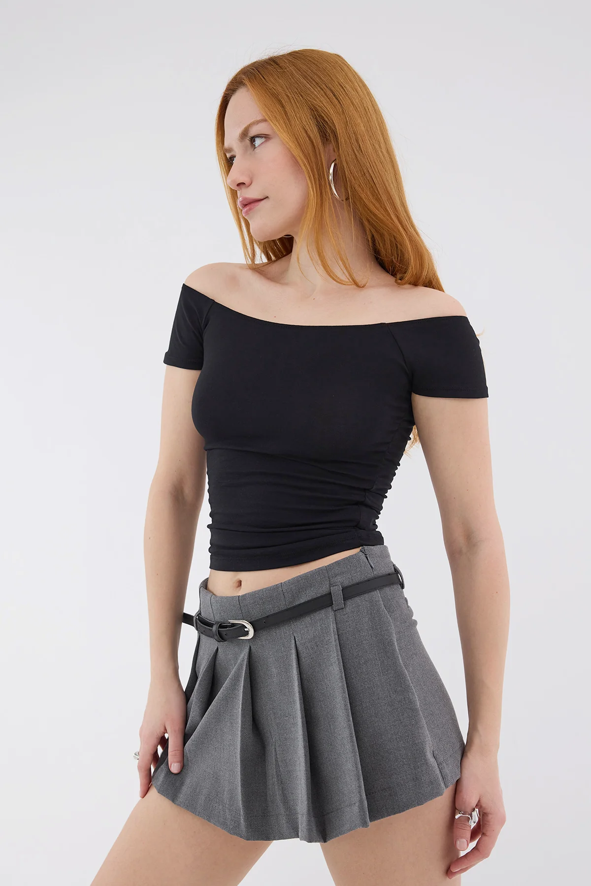 Boat Neck T-shirt - Image 39