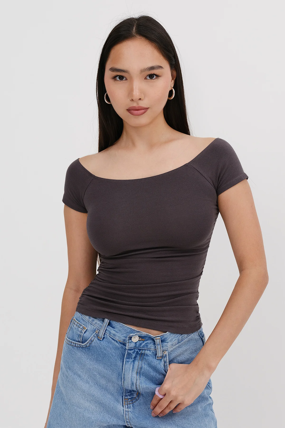 Boat Neck T-shirt - Image 8