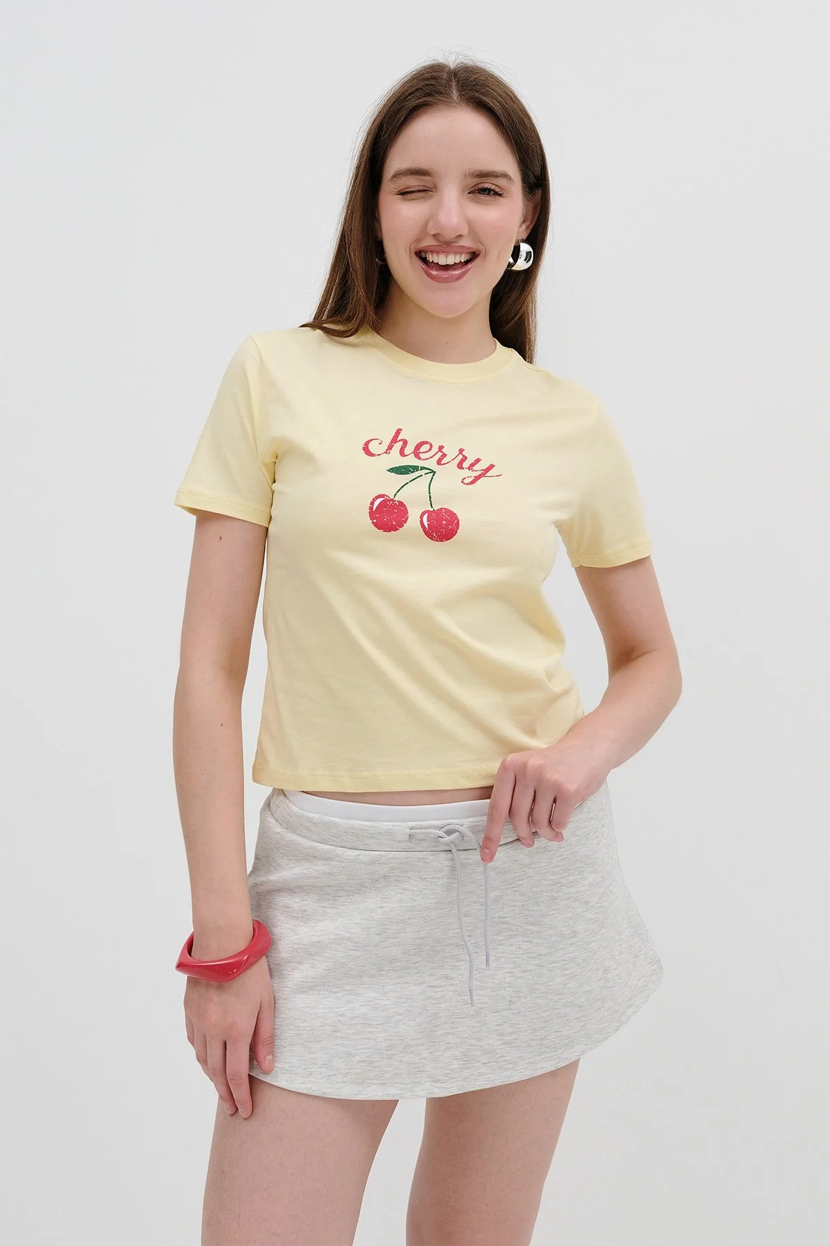 Cherry Printed T-Shirt - Image 5
