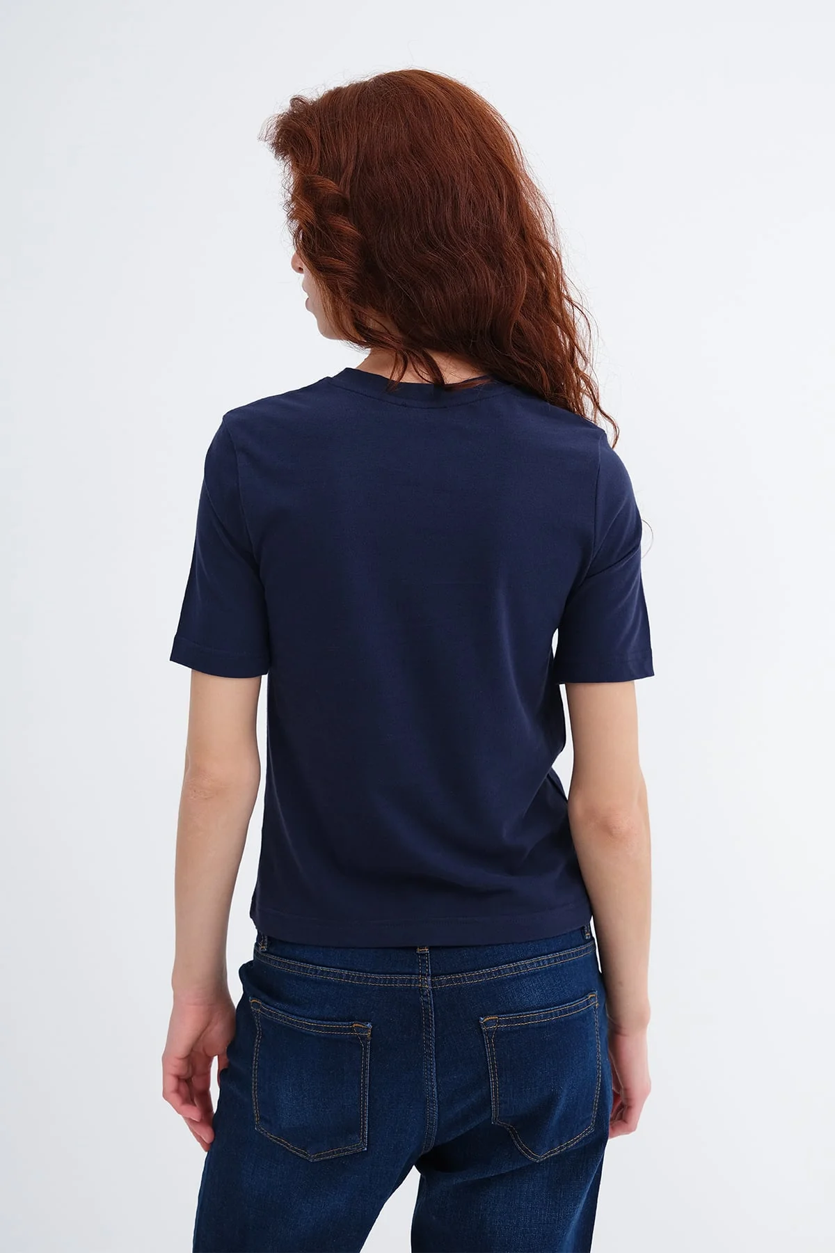 Crew Neck Basic T-shirt - Image 28