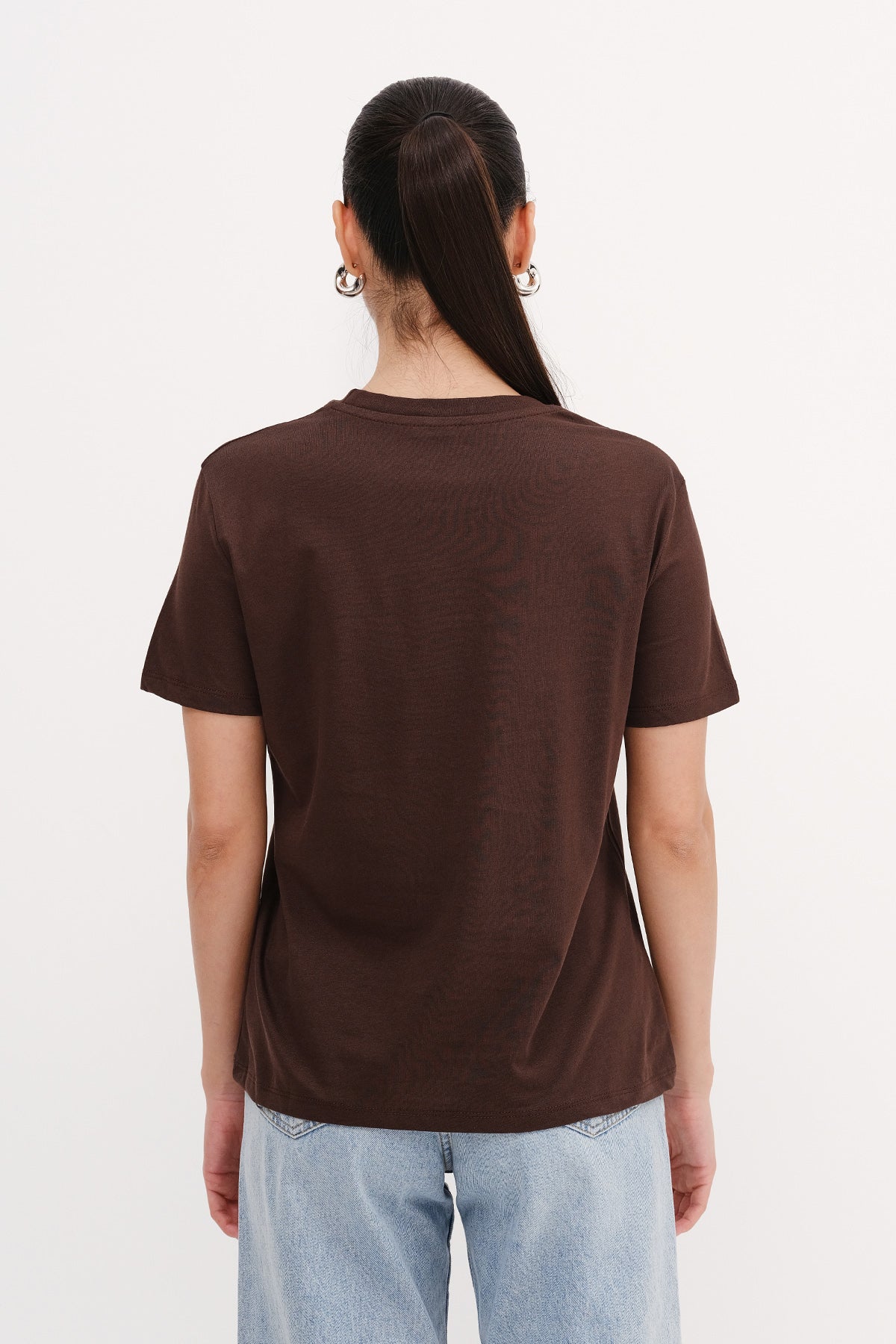 Crew Neck Basic T-shirt - Image 23