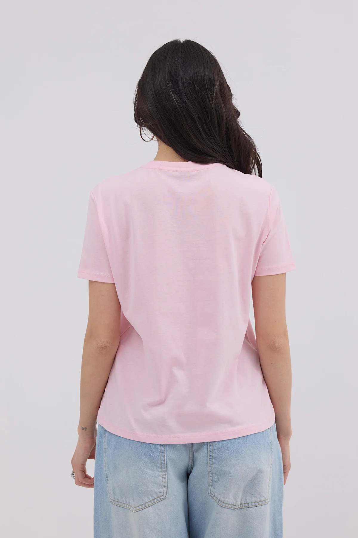 Crew Neck Basic T-shirt - Image 29