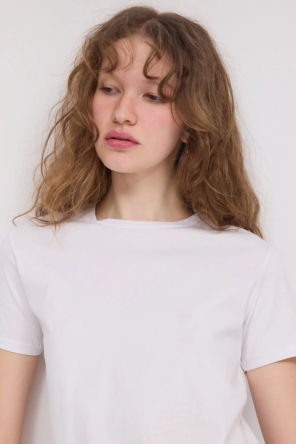 Crew Neck Basic T-shirt - Image 38