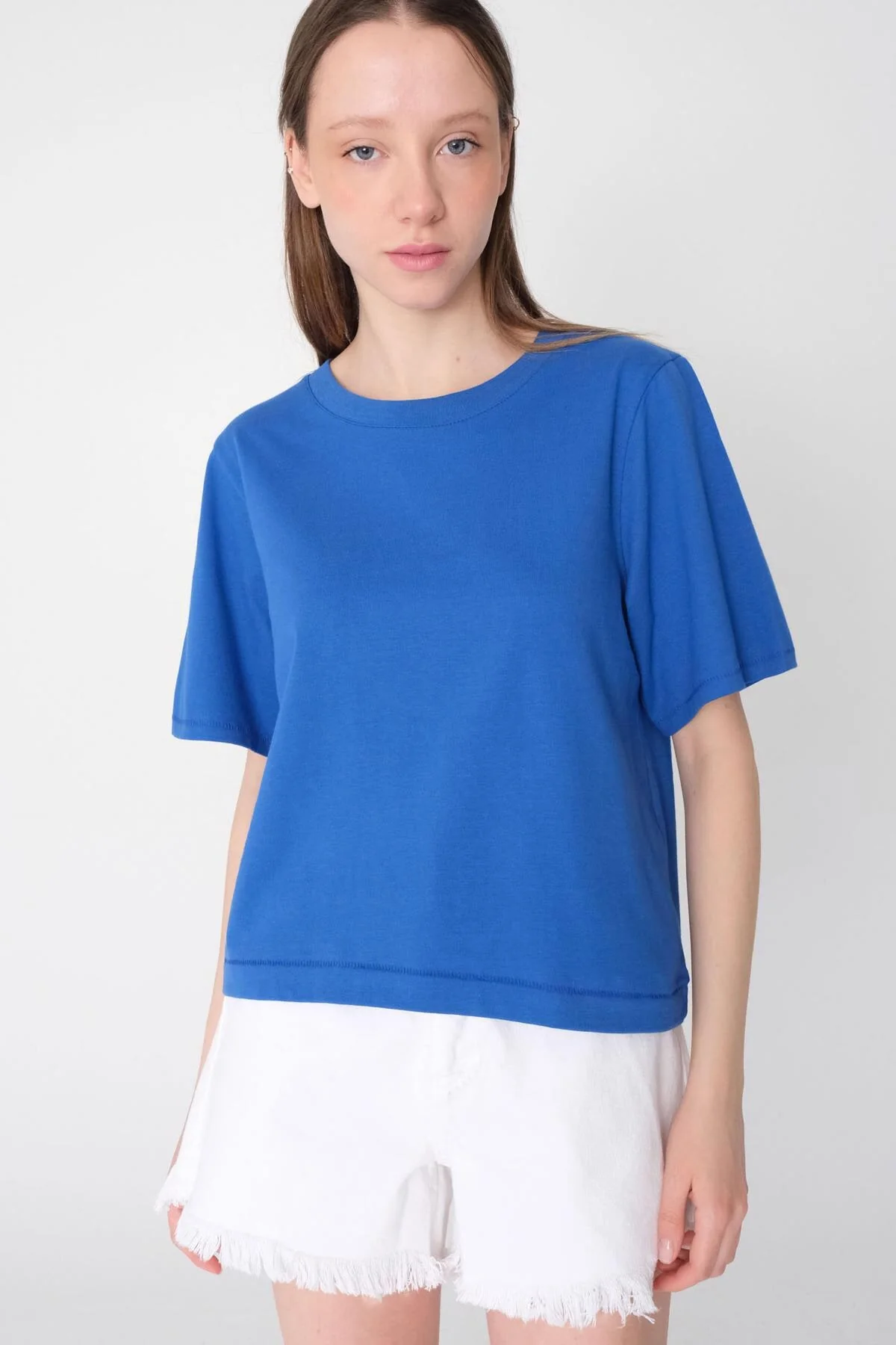 Crew Neck Basic T-shirt - Image 32