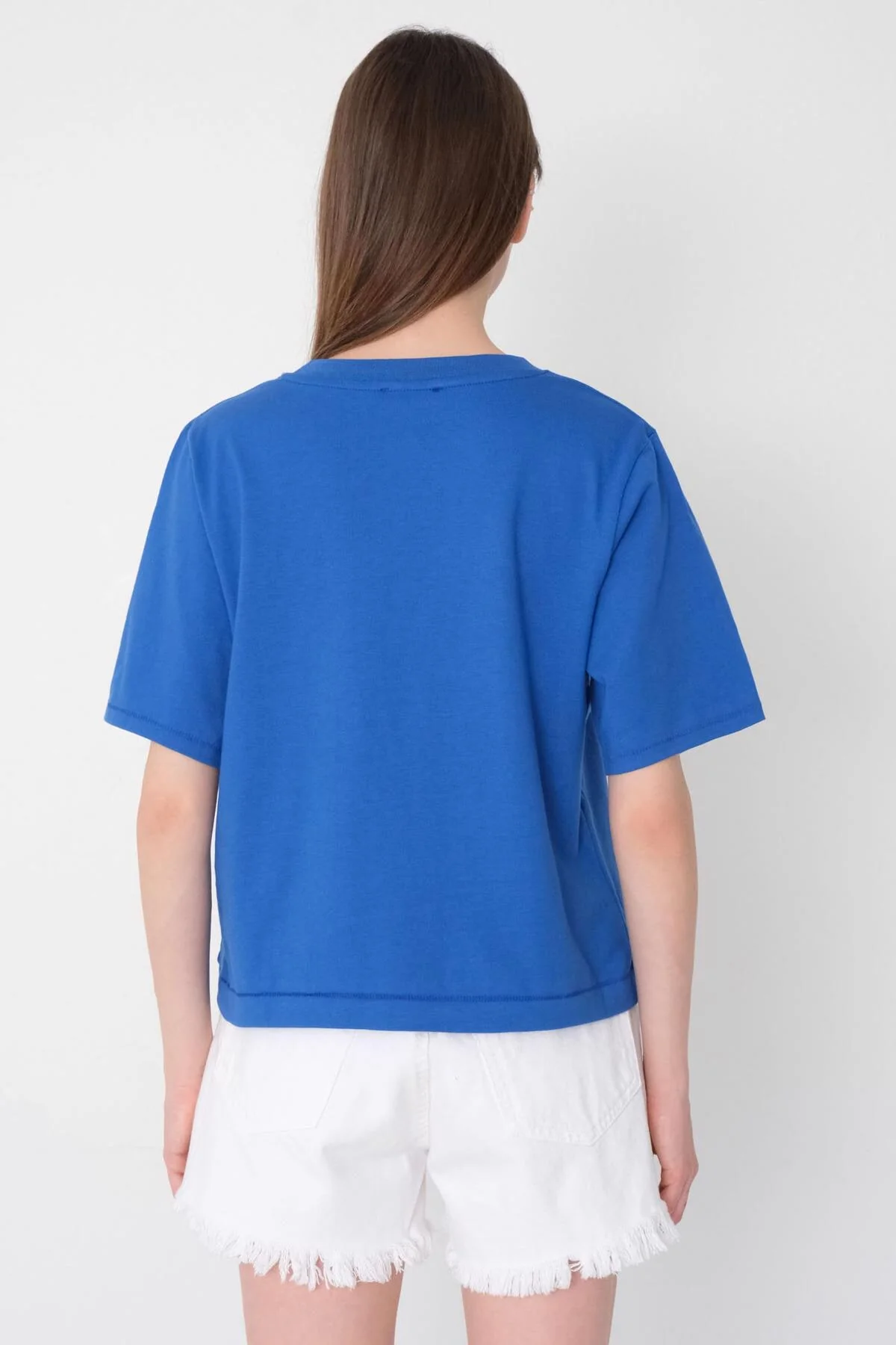 Crew Neck Basic T-shirt - Image 33
