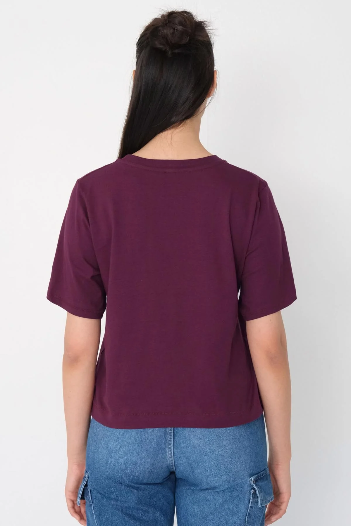 Crew Neck Basic T-shirt - Image 38