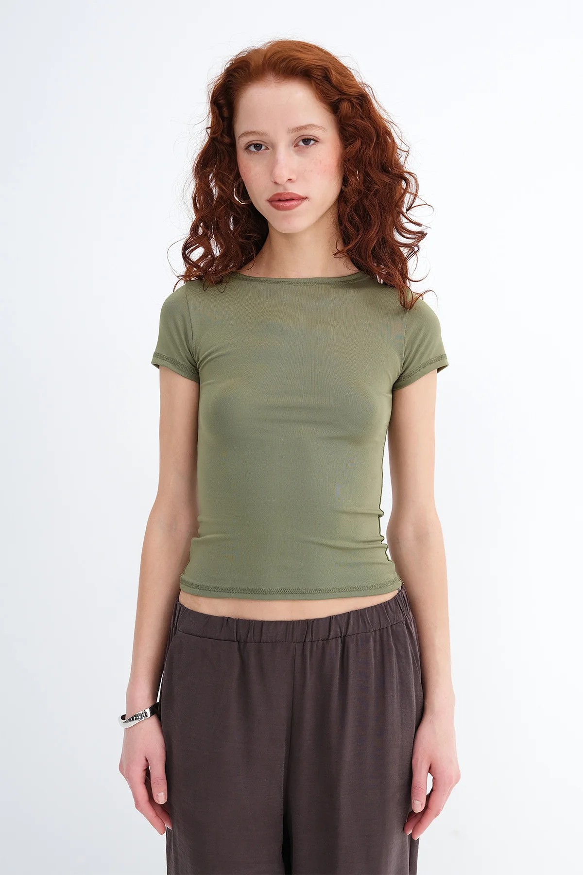 Crew Neck Basic T-shirt - Image 10