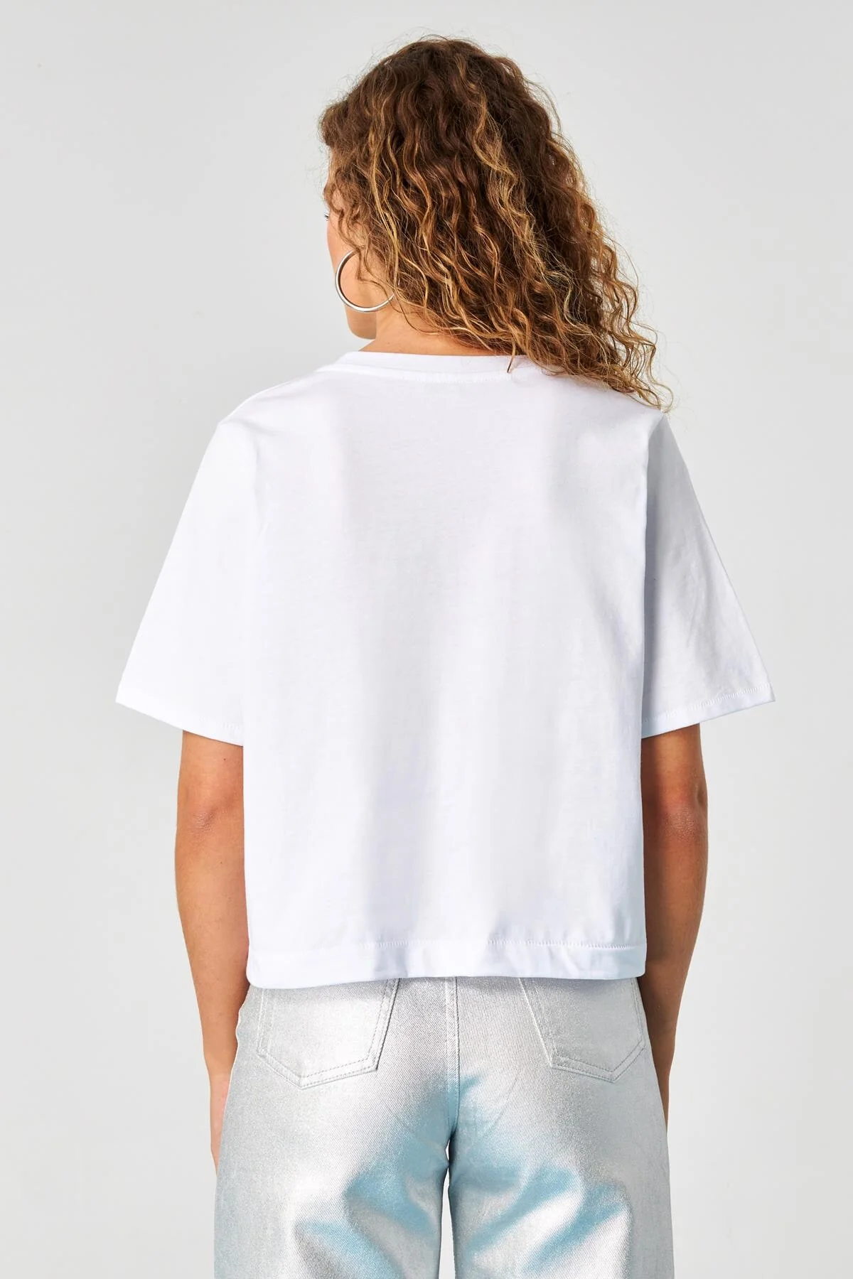 Crew Neck Basic T-shirt - Image 53