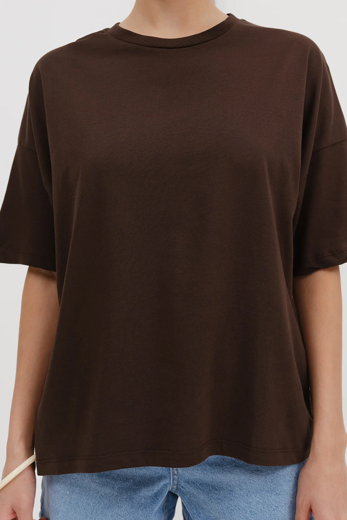 Crew Neck Basic T-shirt - Image 19
