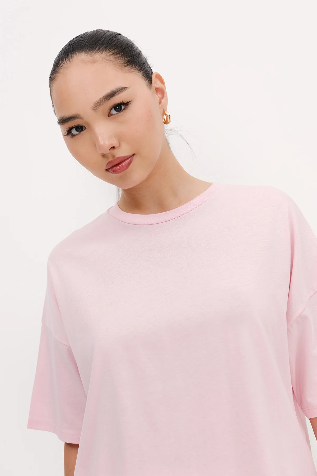 Crew Neck Basic T-shirt - Image 22