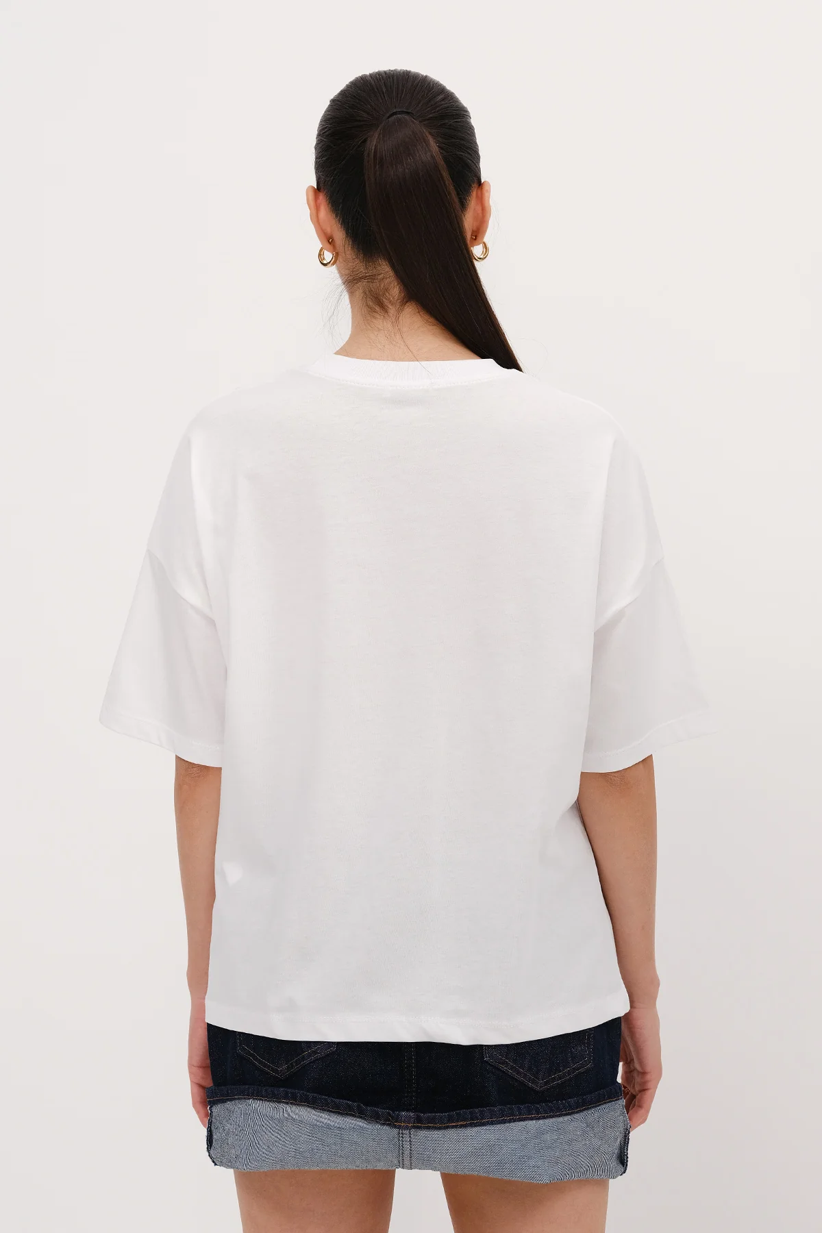 Crew Neck Basic T-shirt - Image 37