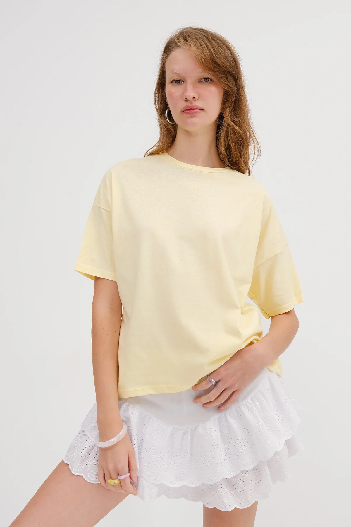 Crew Neck Basic T-shirt - Image 4