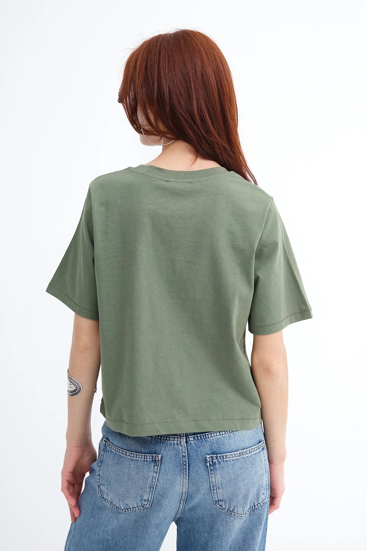 Crew Neck Basic T-shirt - Image 94