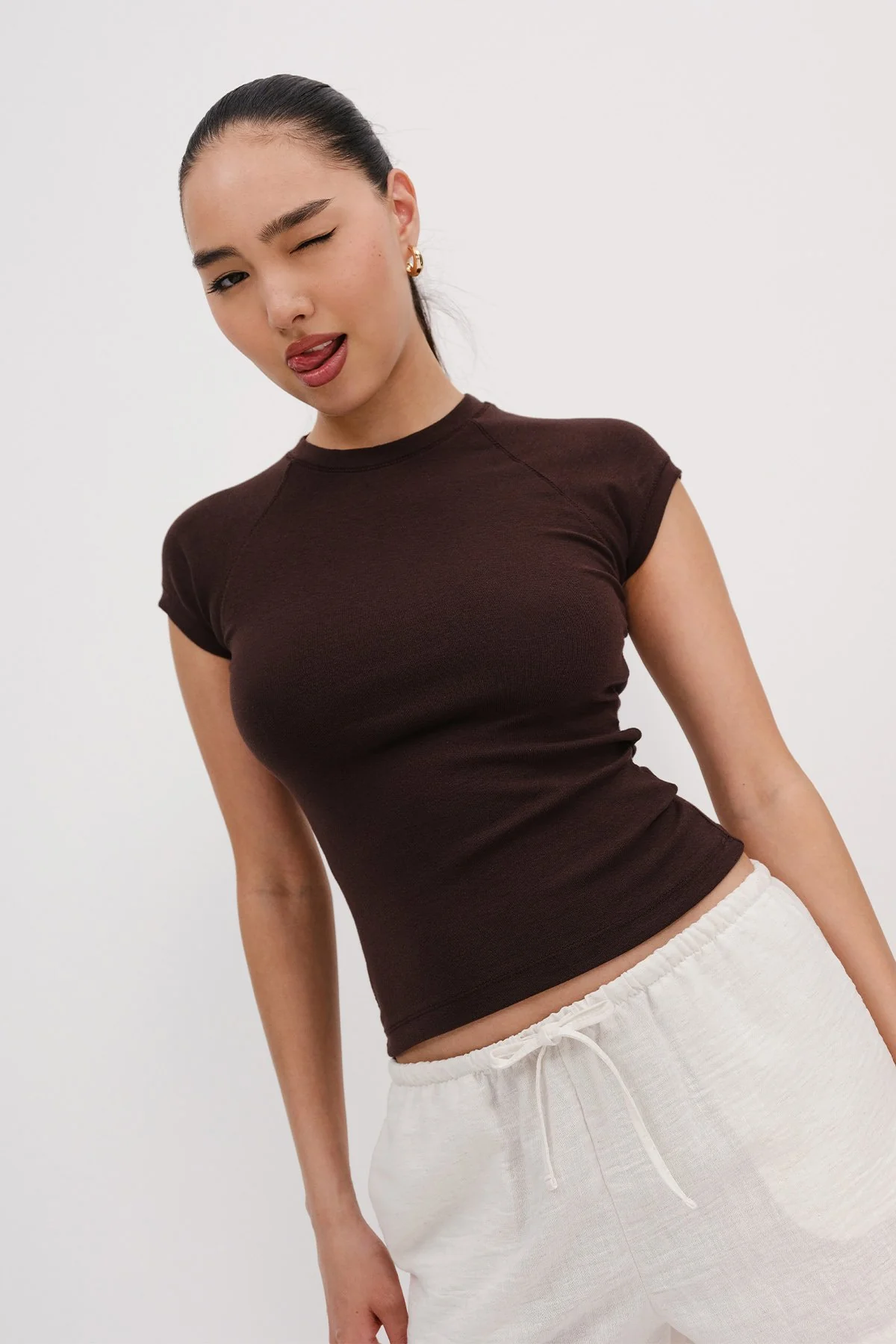 Crew Neck Modal T-Shirt - Image 12