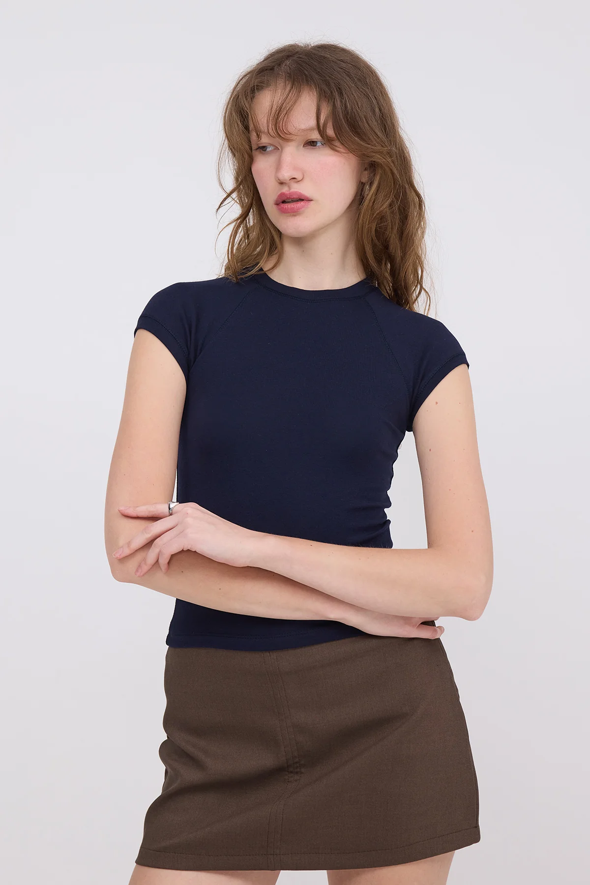 Crew Neck Modal T-Shirt - Image 13