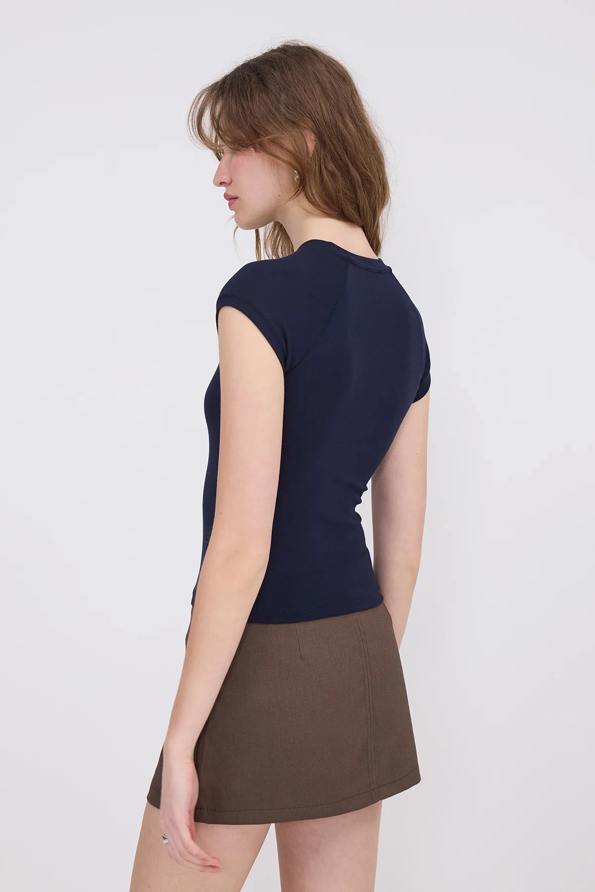 Crew Neck Modal T-Shirt - Image 17