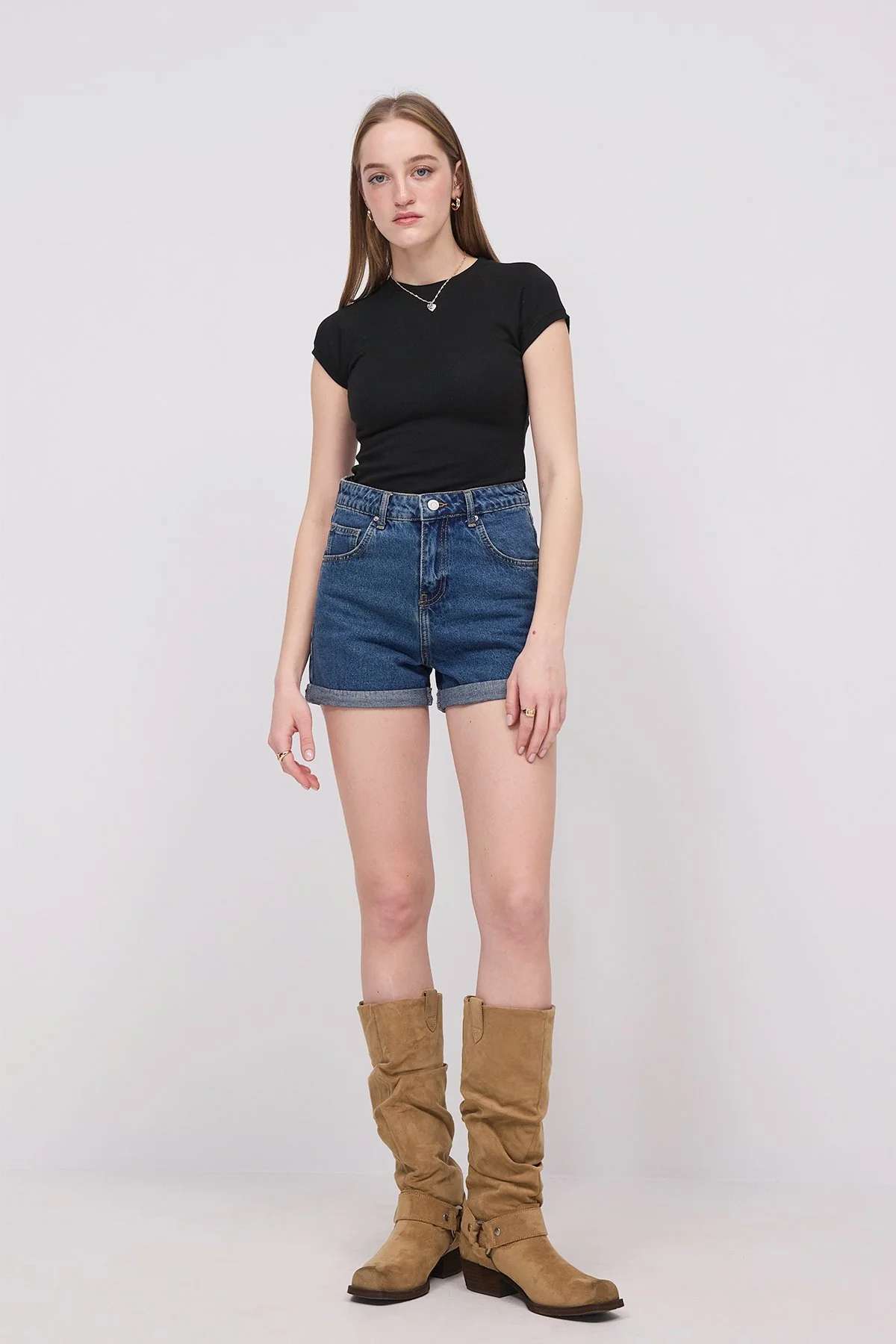 Crew Neck Modal T-Shirt - Image 31