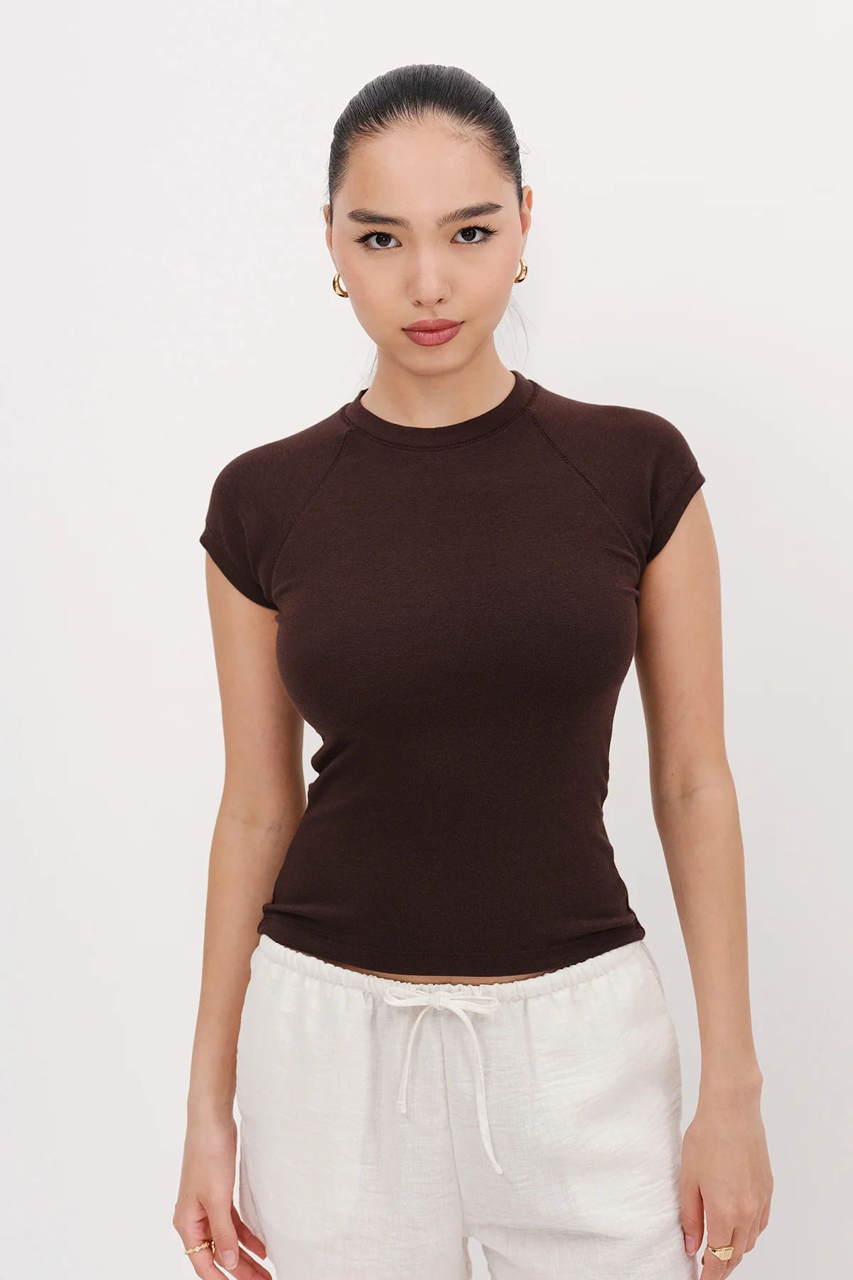 Crew Neck Modal T-Shirt - Image 8
