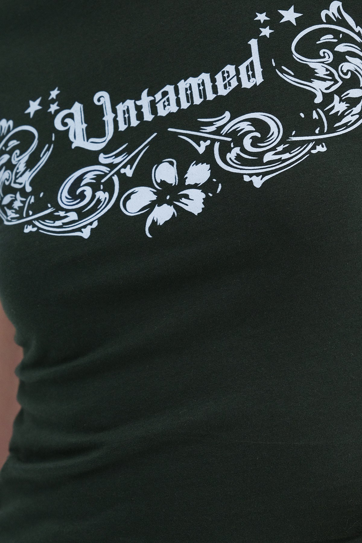 Crew Neck Printed T-shirt - Image 5