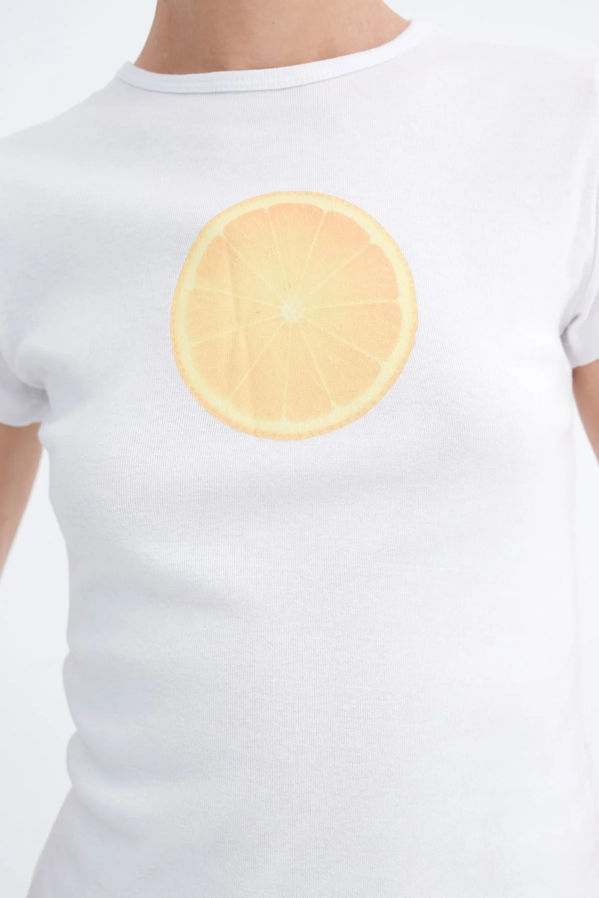 Crew Neck Printed T-shirt - Image 5